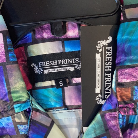 Men’s retro colorful print silky smooth touch size S - Picture 9 of 16